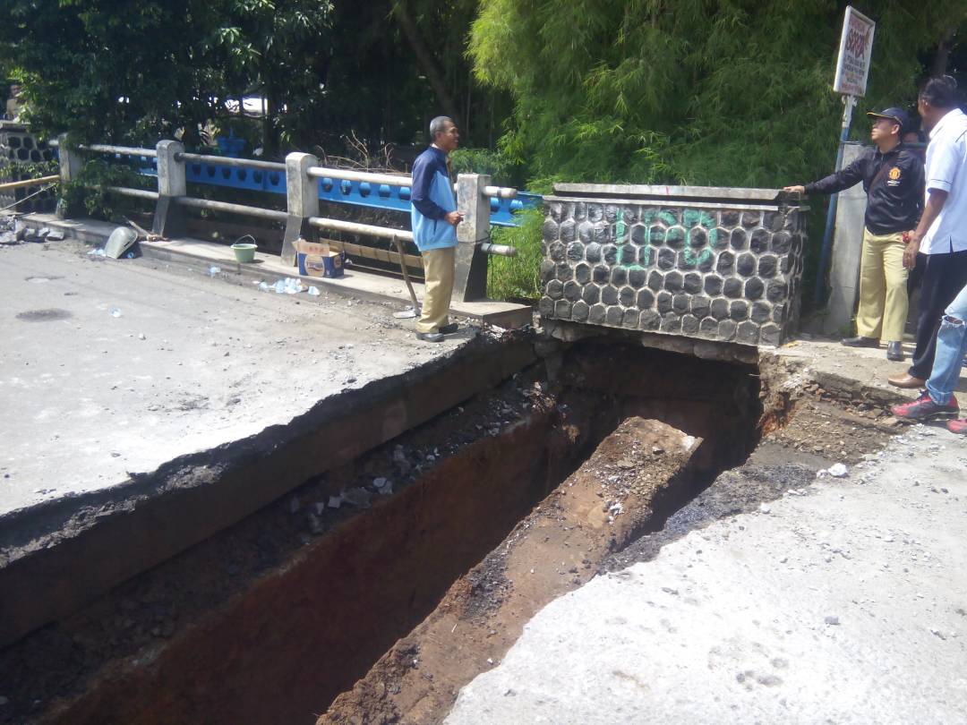 Jembatan Pitara Amblas, Pemkot Depok Gerak Cepat