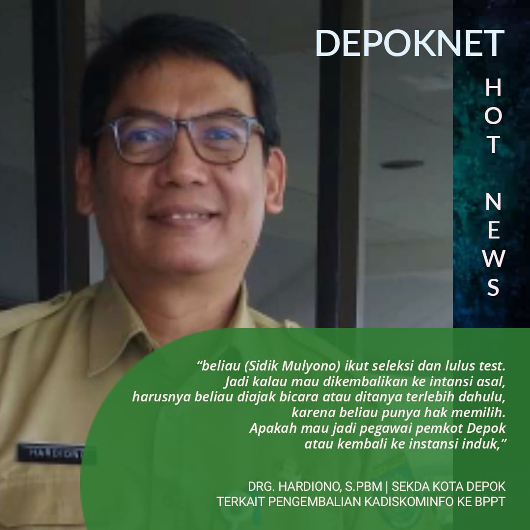 Apa Kata Sekdakot Depok Terkait Pengembalian Kadiskominfo