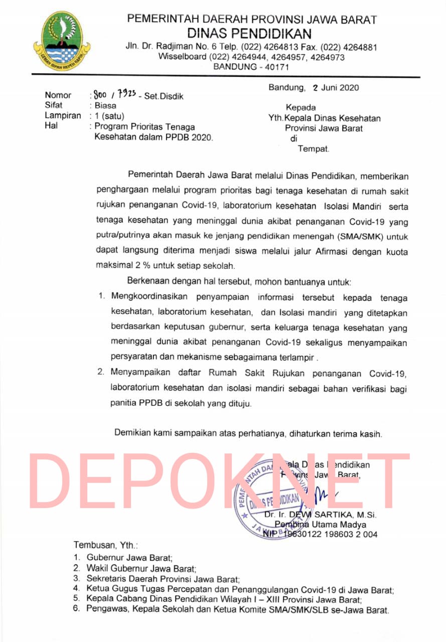 Program Prioritas Disdik Jawa Barat Dimentahkan Pihak Sekolah Di Kota Depok