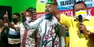 RT/RW se-Kelurahan Krukut Bersumpah Menangkan Pradi-Afifah