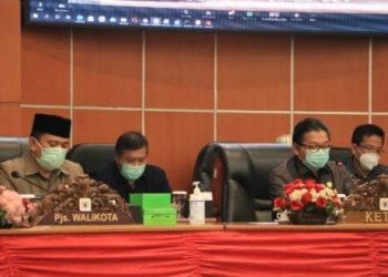 Secara Virtual, DPRD Depok Laporkan Hasil Pembahasan Rancangan APBD T.A 2021