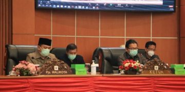 Secara Virtual, DPRD Depok Laporkan Hasil Pembahasan Rancangan APBD T.A 2021