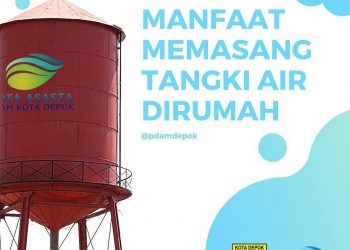 Pelanggan PDAM Kota Depok Dihimbau Pasang Tangki Penampung Air