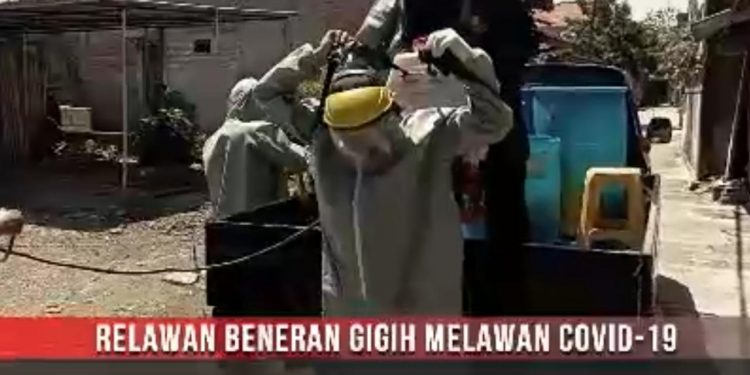 Upaya Relawan Beneran RW 06 Perangi Covid-19 di Kelurahan Mekarsari