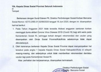Warga Kecewa Program Santunan Kematian Korban Covid-19 Dihentikan