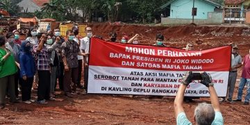 Mantan Dubes Dan Konjen RI Gelar Aksi Di Tanah Kapling Deplu Rangkapan Jaya
