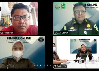 Gelar Seminar Online, Kejari Depok Berharap Kejaksaan Lebih Dekat Ke Masyarakat