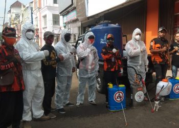 Pemuda Pancasila Kota Depok Siap Semprot 11 Kecamatan Dengan Disinfektan