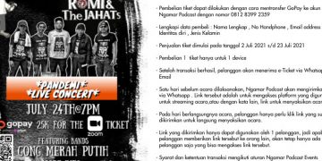 24 Juli Konser Virtual ROMI & The JAHATs dan Gong Merah Putih