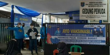 4 Hari, KNPI Depok Gelar Vaksin Gratis Kepada Masyarakat