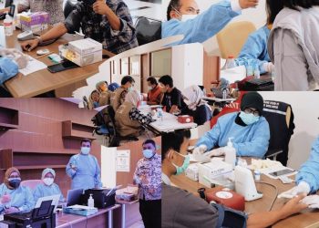 Kerahkan 21 Nakes, PDAM Kota Depok Gelar Vaksinasi Covid-19 Bagi Karyawan Dan Keluarga