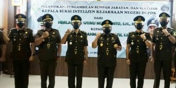 Andi Rio Rahmat Dilantik Menjadi Kasintel Kejaksaan Negeri Depok