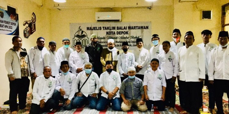Pengajian Bulanan Majelis Taklim Balai Wartawan Kota Depok