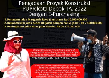Gelombang Depok Tanggapi Penjelasan Kadis PUPR Depok Perihal Penerapan E-Purchasing
