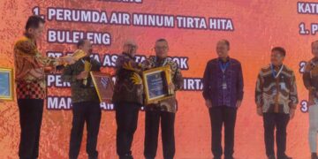Tirta Asasta Depok Sabet Gelar BUMD Air Minum Terbaik Tingkat Nasional 2023