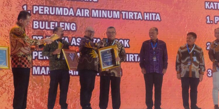 Tirta Asasta Depok Sabet Gelar BUMD Air Minum Terbaik Tingkat Nasional 2023