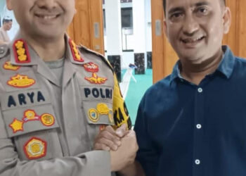 Warga Depok Sambut Kapolres Depok Yang Baru Kombes Arya Perdana