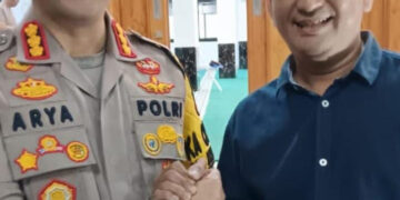 Warga Depok Sambut Kapolres Depok Yang Baru Kombes Arya Perdana