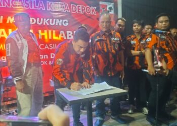 Pemuda Pancasila Depok Solid Mendukung Nofel Saleh Hilabi