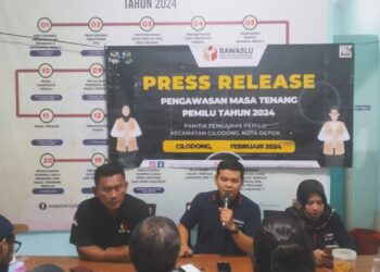 Jelang Masa Tenang Panwascam Cilodong Ingatkan Peserta Pemilu Untuk Tidak Kampanye