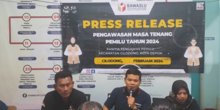 Jelang Masa Tenang Panwascam Cilodong Ingatkan Peserta Pemilu Untuk Tidak Kampanye