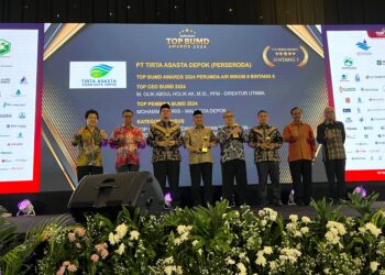 Bukan Kaleng-Kaleng, Tirta Asasta Sabet Penghargaan TOP BUMD Awards 2024