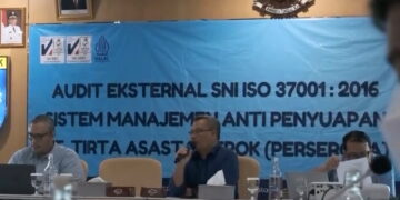 Tirta Asasta Depok Kantongi Sertifikasi ISO 37001:2016