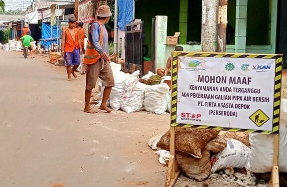 Warga Blok Tengki Segera Nikmati Aliran Air Tirta Asasta Depok