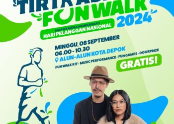 Dekatkan Diri Ke Masyarakat, Tirta Asasta Gelar Fun Walk Dan Bagi-Bagi Doorprize