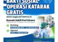 Melihat adalah Anugerah, Rumah Sakit Puri Cinere akan Adakan Bakti Sosial Operasi Katarak