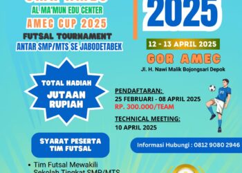 SMK AMEC Serua Akan Gelar Turnamen Futsal Antar SMP/MTs se Jabodetabek 