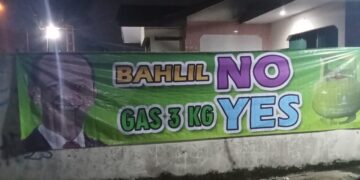 Kelangkaan Gas 3 Kg, Spanduk “Bahlil No Gas 3 Kg Yes” Terlihat Dibeberapa Wilayah Kota Depok