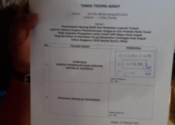 Kirim Bukti Tambahan Ke KPK, Gelombang Depok : “Tenang Aja, Gak Usah Pusing!”