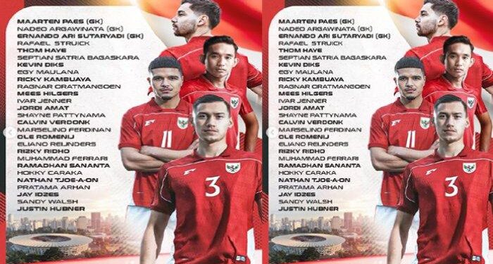 Resmi! PSSI Panggil 27 Pemain Bela Timnas Indonesia untuk Kualifikasi Piala Dunia 2026 Zona Asia