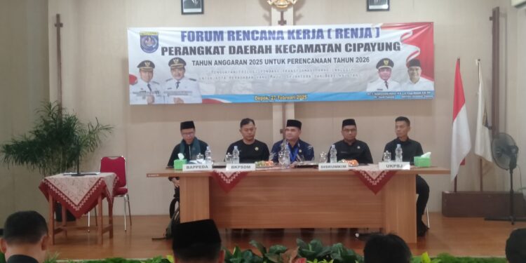 Forum Perangkat Daerah Kecamatan Cipayung Gelar Penyusunan Rencana Kerja