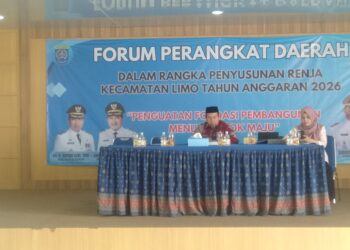 Forum Perangkat Daerah Kecamatan Limo Gelar Penyusunan Rencana Kerja