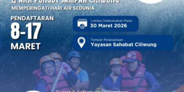 Peringati Hari Air Sedunia, Tirta Asasta Gelar Lomba Susur Ciliwung Dan Aksi Pungut Sampah  