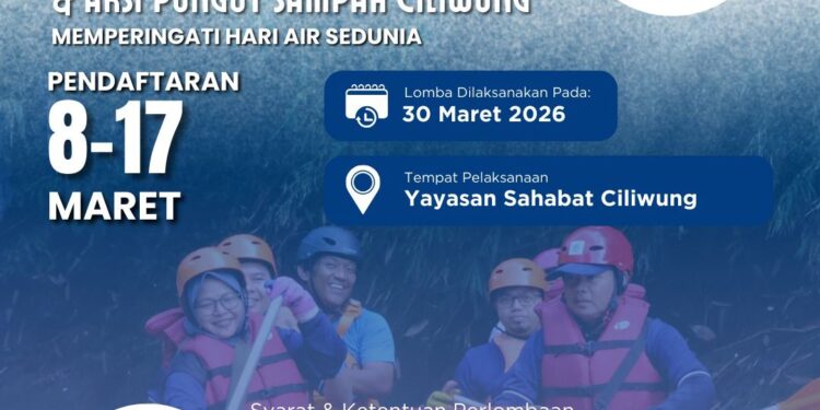 Peringati Hari Air Sedunia, Tirta Asasta Gelar Lomba Susur Ciliwung Dan Aksi Pungut Sampah  
