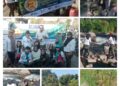 Aksi nyata AJB Terjun Bersihkan Kali Cisarua,Agar Warga Tidak Membuang Sampah di Sungai